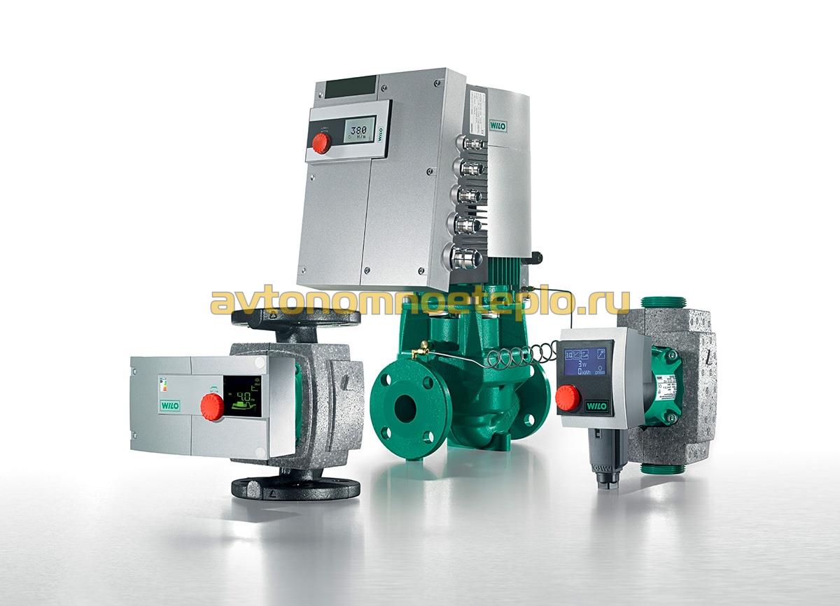 Циркуляционные насосы для отопления Wilo, отопительные насосы Wilo
