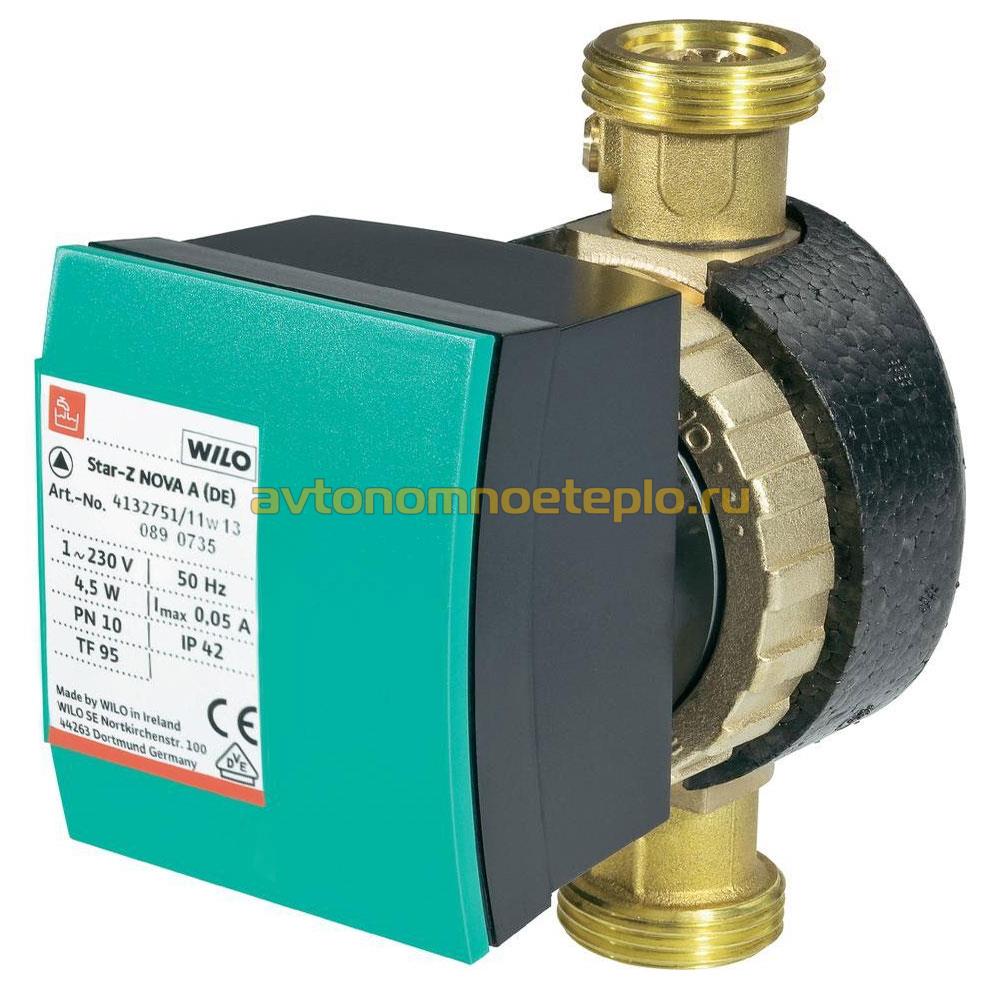 Насосы циркуляционные Wilo Star RS и Z Nova